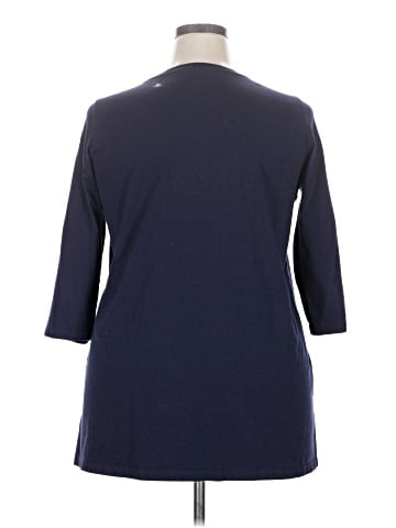 Woman Within 3/4 Sleeve T-Shirt (view 2)