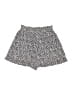 Express 100% Polyester Animal Print Ivory Shorts Size M - photo 2