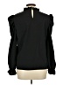 Unbranded 100% Polyester Black Long Sleeve Blouse Size L - photo 2