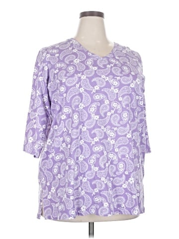 Woman Within 3/4 Sleeve Blouse (view 1)