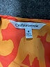 Croft & Barrow 100% Polyester Orange Sleeveless Blouse Size M - photo 7