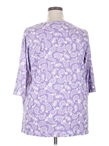 Woman Within 3/4 Sleeve Blouse (view 2)