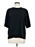 Everlane 100% Triacetate Black 3/4 Sleeve Top Size 6 - photo 1