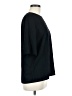 Everlane 100% Triacetate Black 3/4 Sleeve Top Size 6 - photo 4