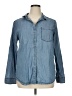 Caslon Blue Long Sleeve Button-Down Shirt Size XL - photo 1