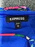 Express 100% Polyester Floral Blue Cocktail Dress Size XS - photo 7