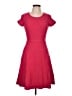 Talbots Chevron-herringbone Red Casual Dress Size L (estimated) - photo 1