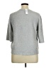 Ann Taylor Silver 3/4 Sleeve Top Size XL - photo 2