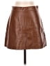 Sanctuary 100% Polyester Brown Faux Leather Skirt Size 2 - photo 1