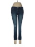 Express Jeans Solid Blue Jeans Size 6 - photo 1