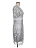 Venus 100% Polyester Gray Cocktail Dress Size 8 - photo 4