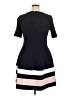 Echo Color Block Black Casual Dress Size 14 - photo 2