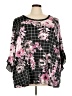 Catherines Black 3/4 Sleeve Blouse Size 3X - photo 1