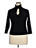 Susan Lawrence Black Long Sleeve Turtleneck Size XL - photo 1