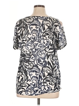 INC International Concepts Short Sleeve Blouse (view 2)
