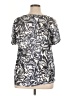 INC International Concepts Gray Short Sleeve Blouse Size 1X - photo 2