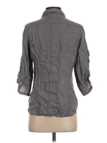 Lauren Vidal 3/4 Sleeve Button-Down Shirt (view 2)