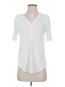 Ann Taylor LOFT White Short Sleeve Blouse Size S - photo 1