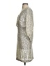 Eliza J Metallic Silver Cocktail Dress Size 2 - photo 5