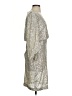 Eliza J Metallic Silver Cocktail Dress Size 2 - photo 4