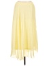 WD.NY 100% Polyester Yellow Formal Skirt Size L - photo 1