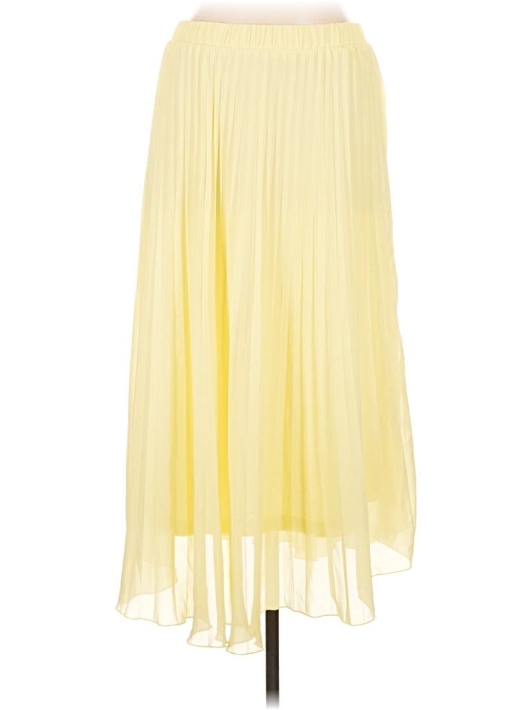 Pre-owned Wdny Formal Skirt In Yellow