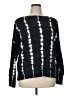 Vince Camuto 100% Cotton Tie-dye Black Pullover Sweater Size XL - photo 1