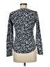 William Rast Animal Print Silver Long Sleeve Henley Size M - photo 2
