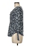 William Rast Animal Print Silver Long Sleeve Henley Size M - photo 5
