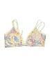 Popvil Paisley Yellow Swimsuit Top Size L - photo 1