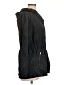 Ci Sono 100% Polyester Solid Black Raincoat Size L - photo 4