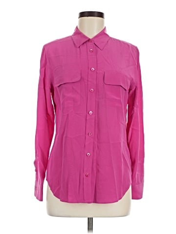 Equipment Long Sleeve Button-Down Shirt (view 1)