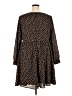 Torrid 100% Polyester Print Black Casual Dress Size 20 Plus - photo 2