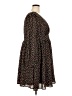 Torrid 100% Polyester Print Black Casual Dress Size 20 Plus - photo 4