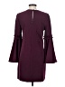 Milly Solid Burgundy Casual Dress Size 4 - photo 2