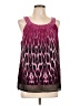 AB Studio Purple Sleeveless Blouse Size L - photo 1