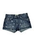 Current/Elliott Stars Blue Denim Shorts Size 23 waist - photo 1