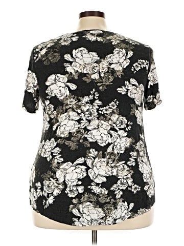 JM Collection Short Sleeve Blouse (view 2)