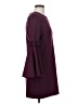 Milly Solid Burgundy Casual Dress Size 4 - photo 4
