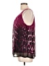 AB Studio Purple Sleeveless Blouse Size L - photo 5