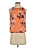 Ann Taylor LOFT Outlet 100% Polyester Orange Sleeveless Blouse Size XS (petite) - photo 1