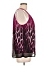 AB Studio Purple Sleeveless Blouse Size L - photo 4