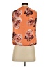 Ann Taylor LOFT Outlet 100% Polyester Orange Sleeveless Blouse Size XS (petite) - photo 2