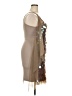 BCBGMAXAZRIA 100% Polyester Brown Cocktail Dress Size L - photo 4