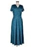 Huhot Teal Casual Dress Size L - photo 1