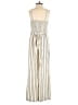 Japna Stripes Ivory Jumpsuit Size XS - photo 2