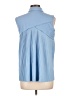 Unbranded Blue Sleeveless Button-Down Shirt Size L - photo 2