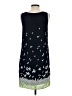 Max Studio 100% Polyester Graphic Green Casual Dress Size S - photo 2