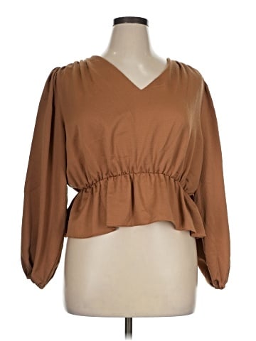 Express 3/4 Sleeve Blouse (view 1)
