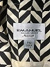 Emanuel Emanuel Ungaro 100% Wool Chevron-herringbone Ivory Wool Blazer Size 8 - photo 6